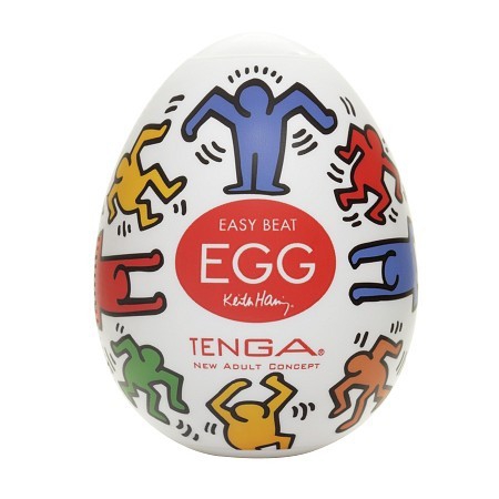 Мастурбатор "Tenga Keith Haring Egg Dance" с изумительным рельефом 