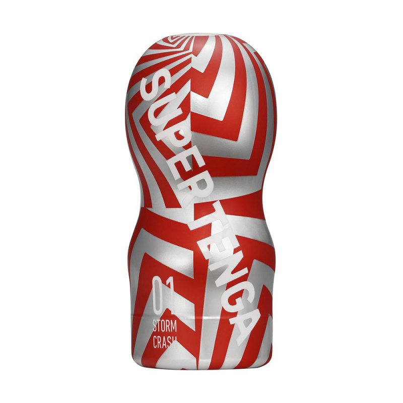 Мастурбатор рельефный "Tenga Super Storm Crash" оральные ласки с вакуум эффектом, макси 